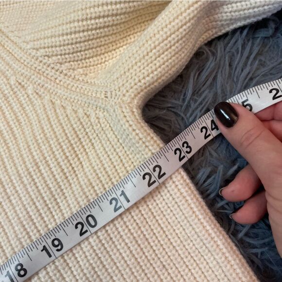 Mother Of Pearl London Cream White Oversized Wool Sweater Size M - Picture 8 of 9